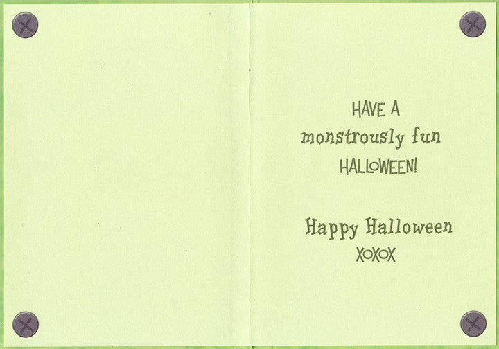 Young Grandson Halloween Card