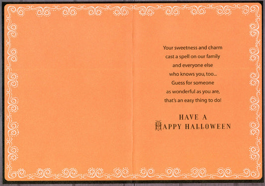 Granddaughter Halloween Card