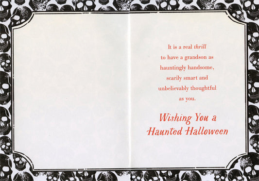 Halloween Card - Grandson