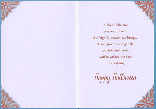 For a Special Friend Halloween Card