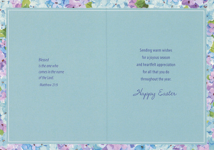 Pastor and Family Easter Card