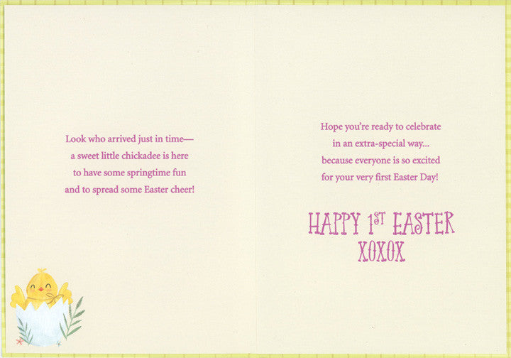 Baby's 1st : First Easter Card