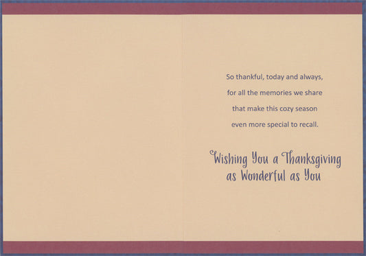 Happy Thanksgiving Brother Card