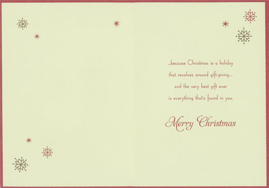 Granddaughter Christmas Card