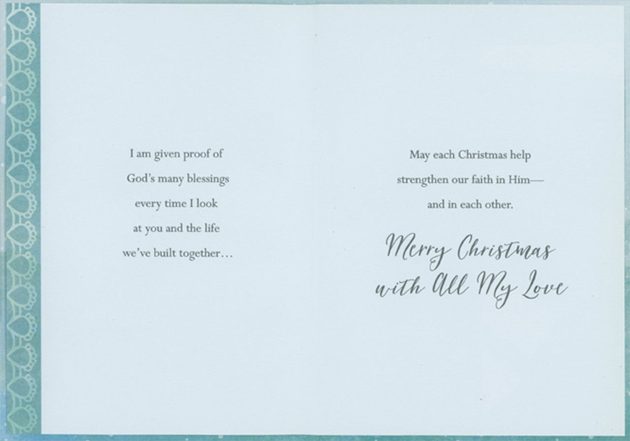 Husband Religious Christmas Card