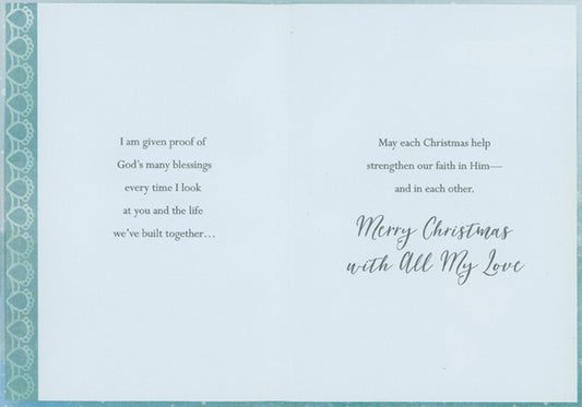 Husband Religious Christmas Card