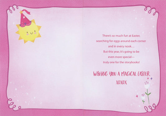 Juvenile Easter Card for Great-Granddaughter