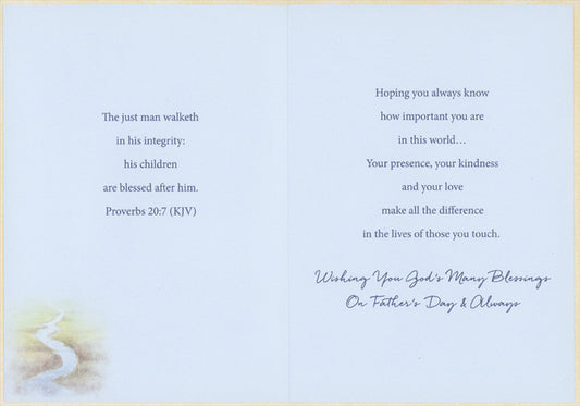 Son, You are a Blessing: Religious Father's Day Card