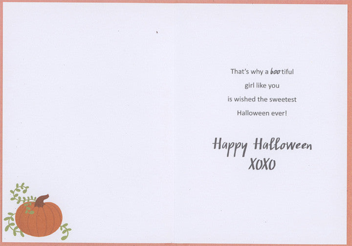 You Always Lift Everyone’s Sprits…- Great- Granddaughter Halloween Card