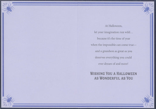 Grandson Halloween Card