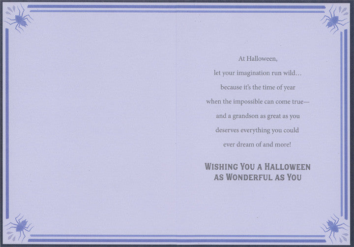 Grandson Halloween Card