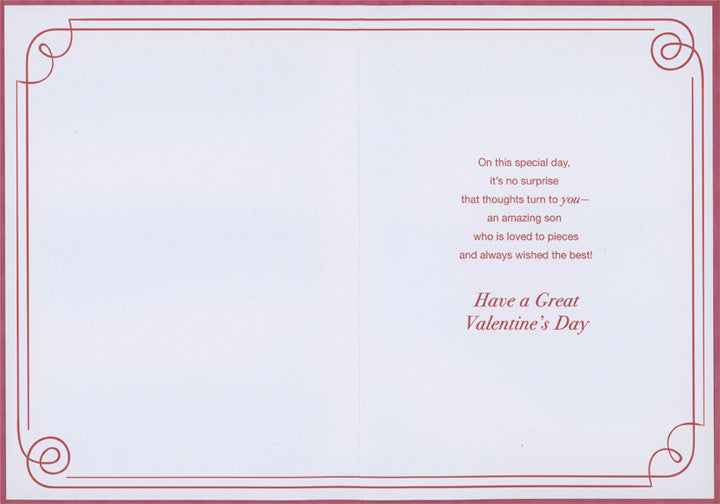 Son Valentines Day Card