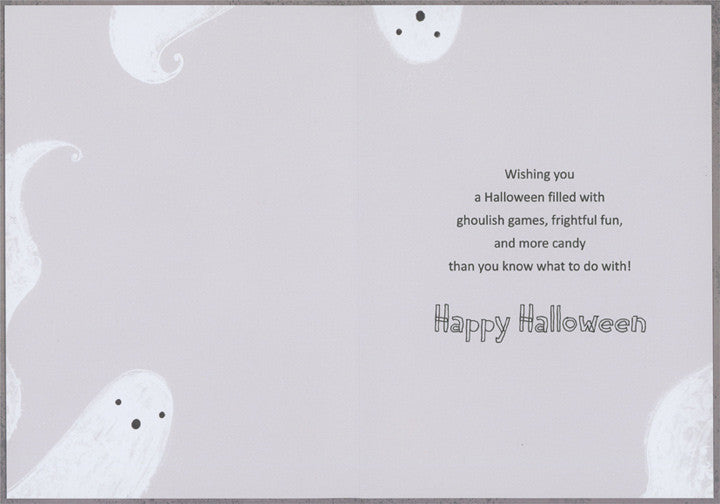 Preteen Grandson Halloween Card