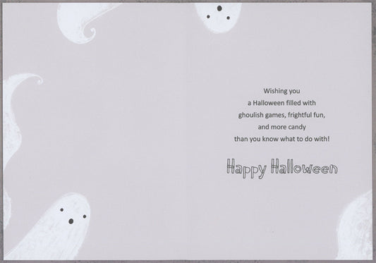 Preteen Grandson Halloween Card