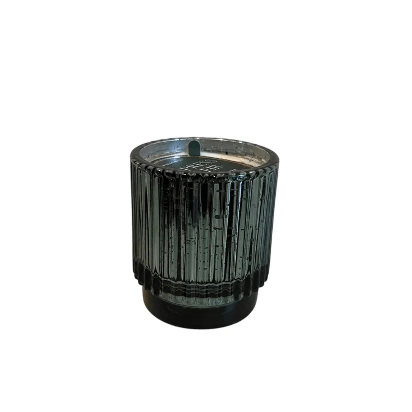 Paddywax Short Ribbed Mercury Glass Candle, Asst