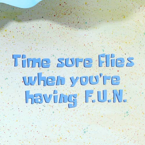 SpongeBob Birthday Card