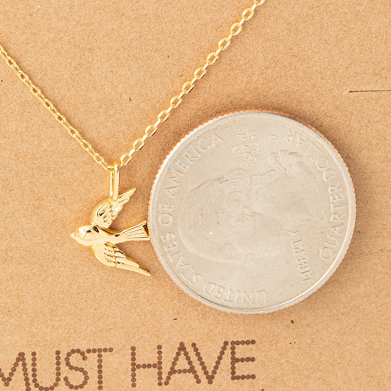 Flying Bird Pendant Necklace