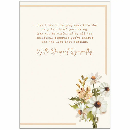 A Mother's Love - Sympathy Loss of Mother Card
