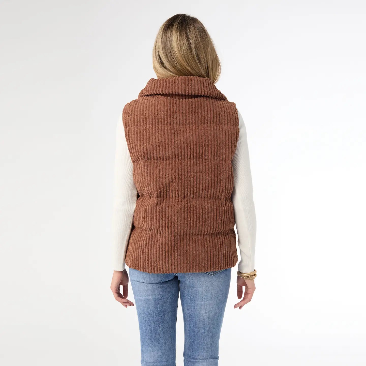 Nicky Corduroy Down Filled Vest