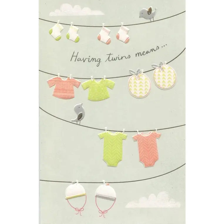 Baby Twins Card