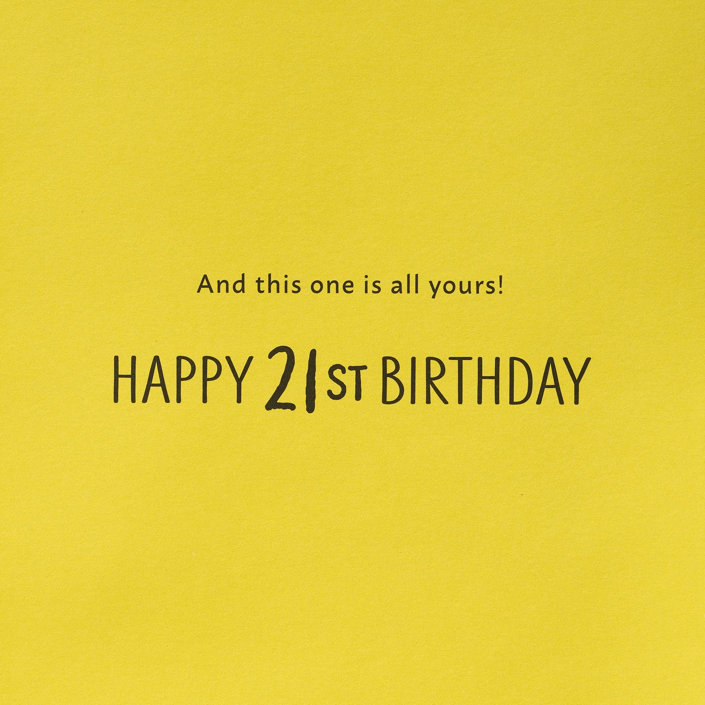 21st Birthday Card for Anyone (Celebrate in Style)