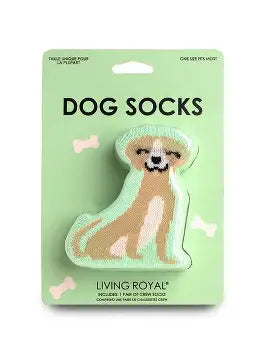 Dog 3D Crew Socks - Adult