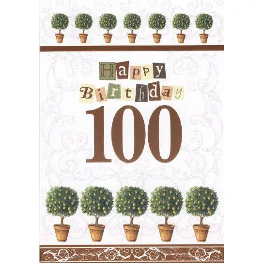 100th Birthday Card