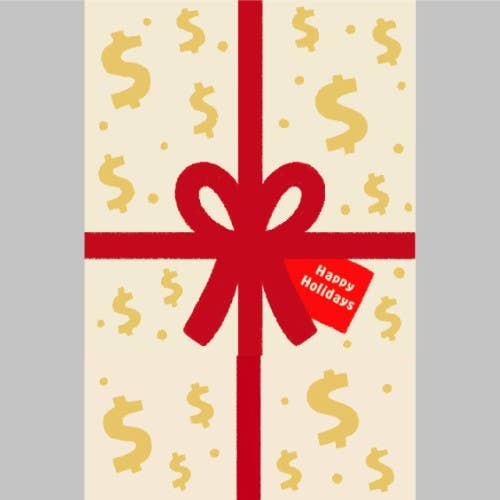 Christmas Money Holder