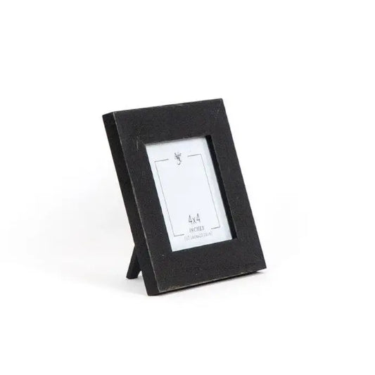 Wood Photo Frame (Solid) Black (4x4)