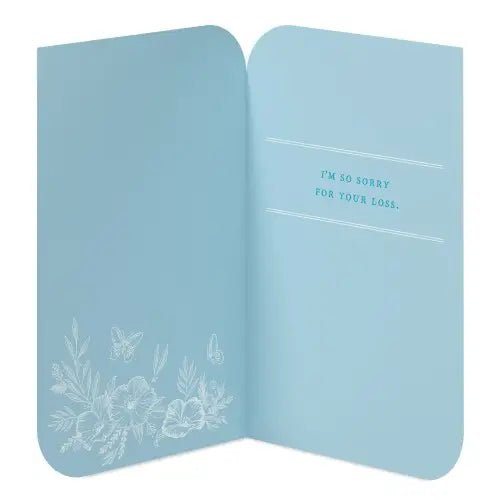My Heart is With You - Sympathy Card