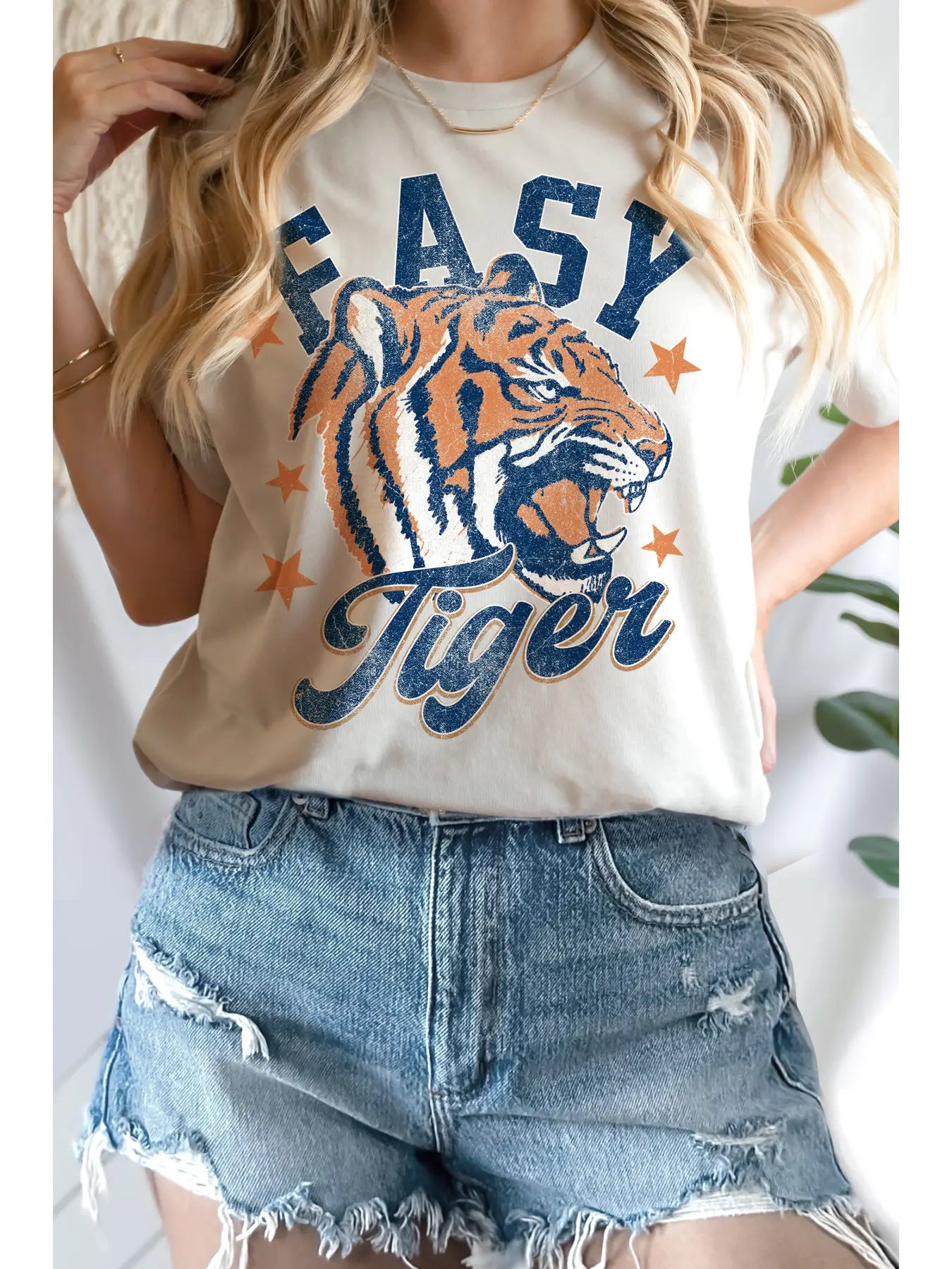 Easy Tiger Vintage White T-Shirt