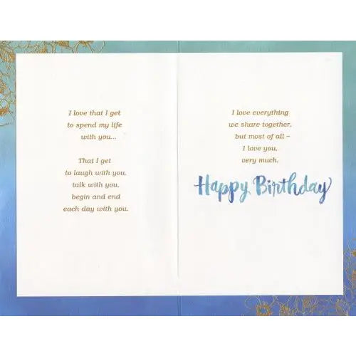 Wife Birthday Card