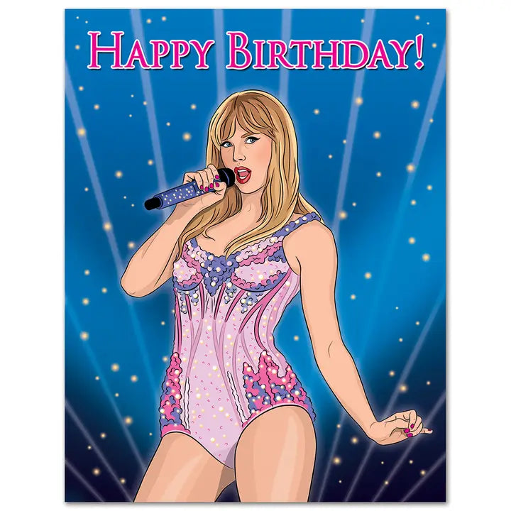 Pop Star Greatest Era Birthday Card