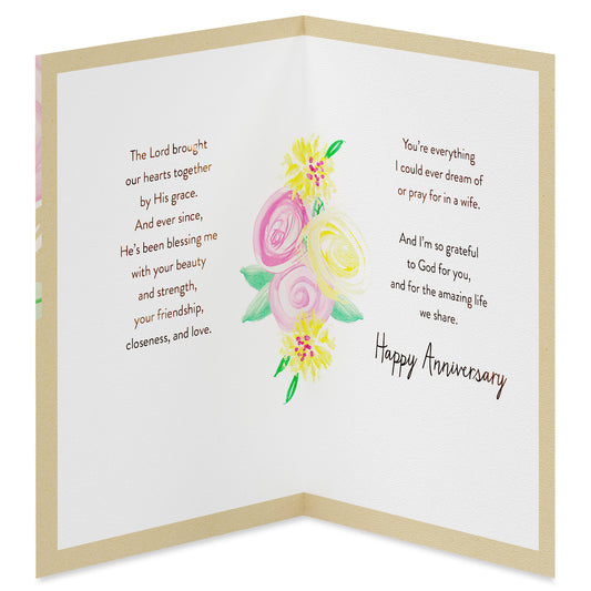 Religious Wife Anniversary Card