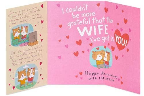 Humor Wife Anniversary Card