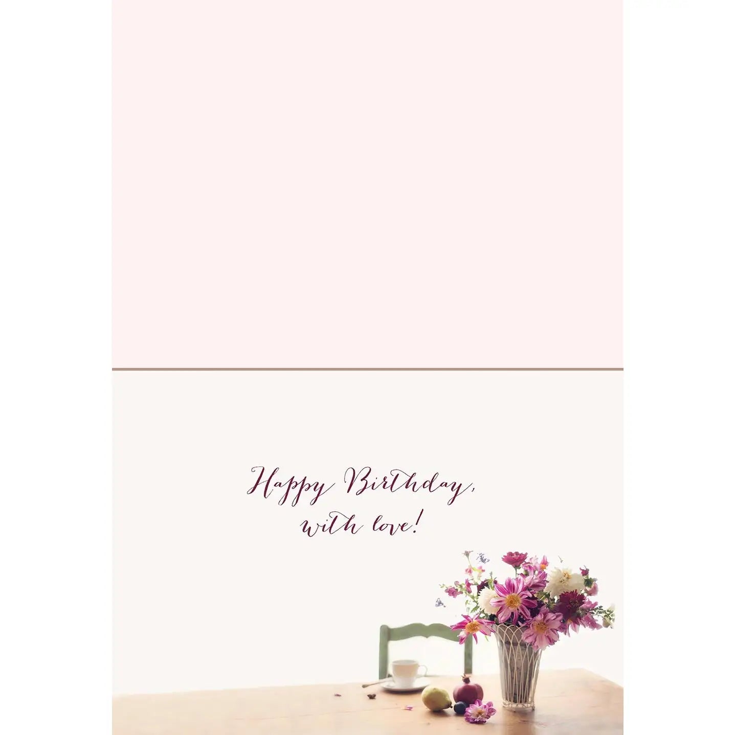Table Vase - Birthday Card