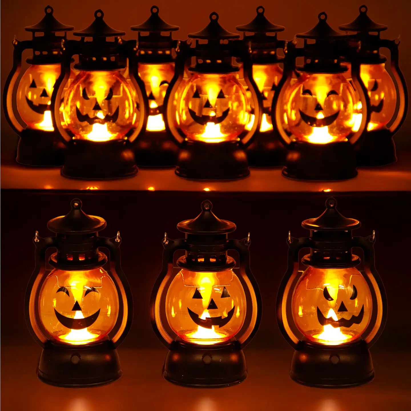 Halloween Pumpkin Head LED Jack O' Lantern