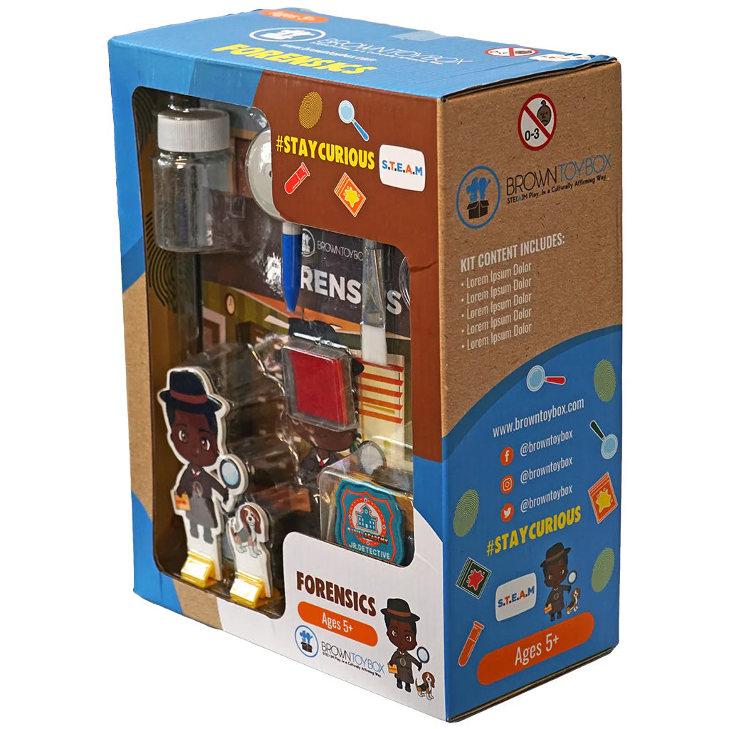 Forensics STEAM Kit Brown Toy Box
