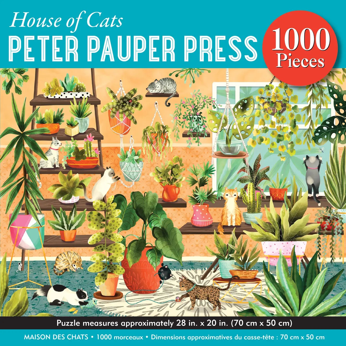 House of Cats 1000 Piece Jigsaw Puzzle