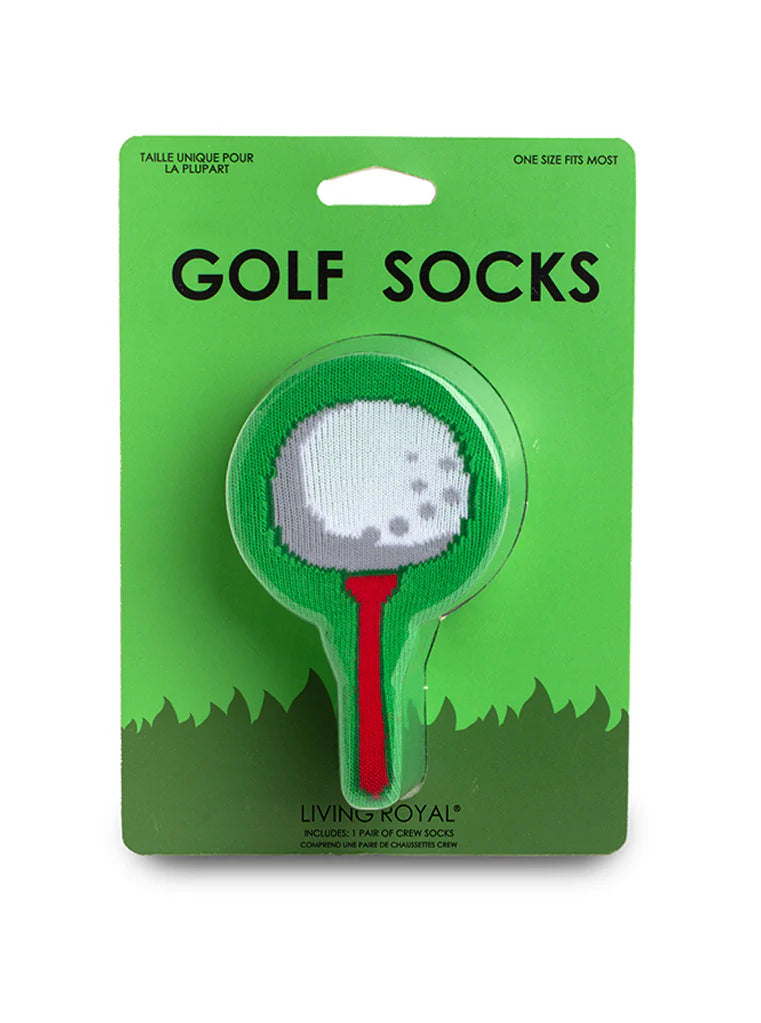 Golf Socks 3D Crew Socks - Adult