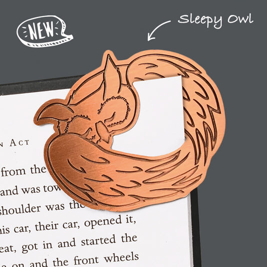 Curled Up Corners - Metal Corner Bookmark