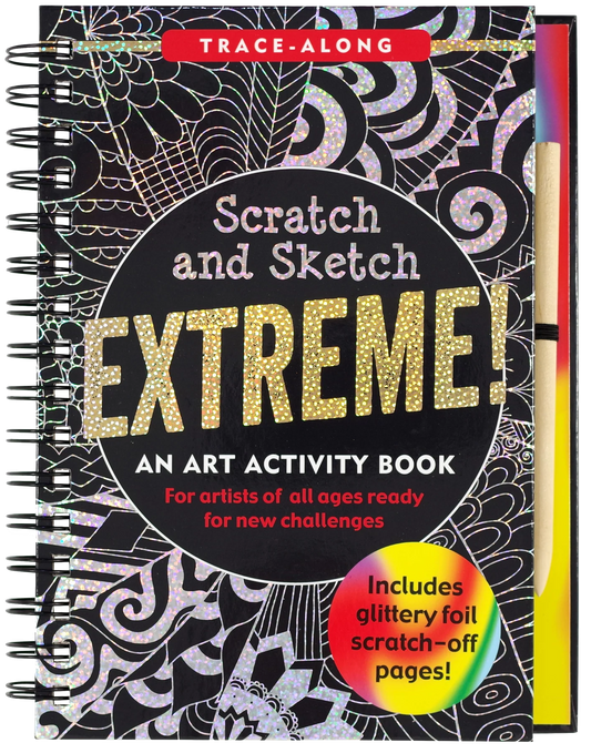 Trace-Along Scratch and Sketch Activity Book