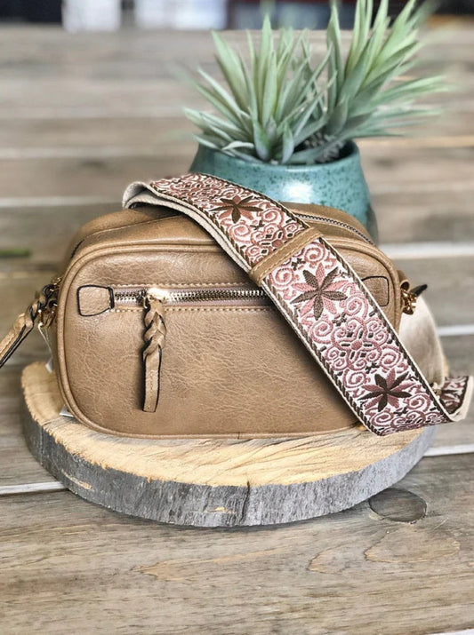 Boho Guitar Strap Crossbody Bag
