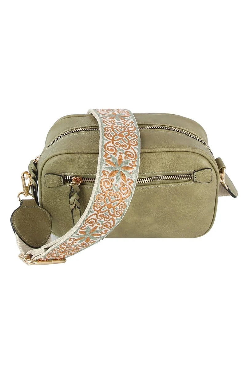 Boho Guitar Strap Crossbody Bag