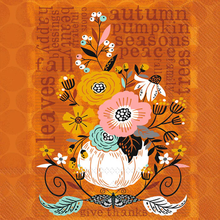 Fall Cocktail Napkins