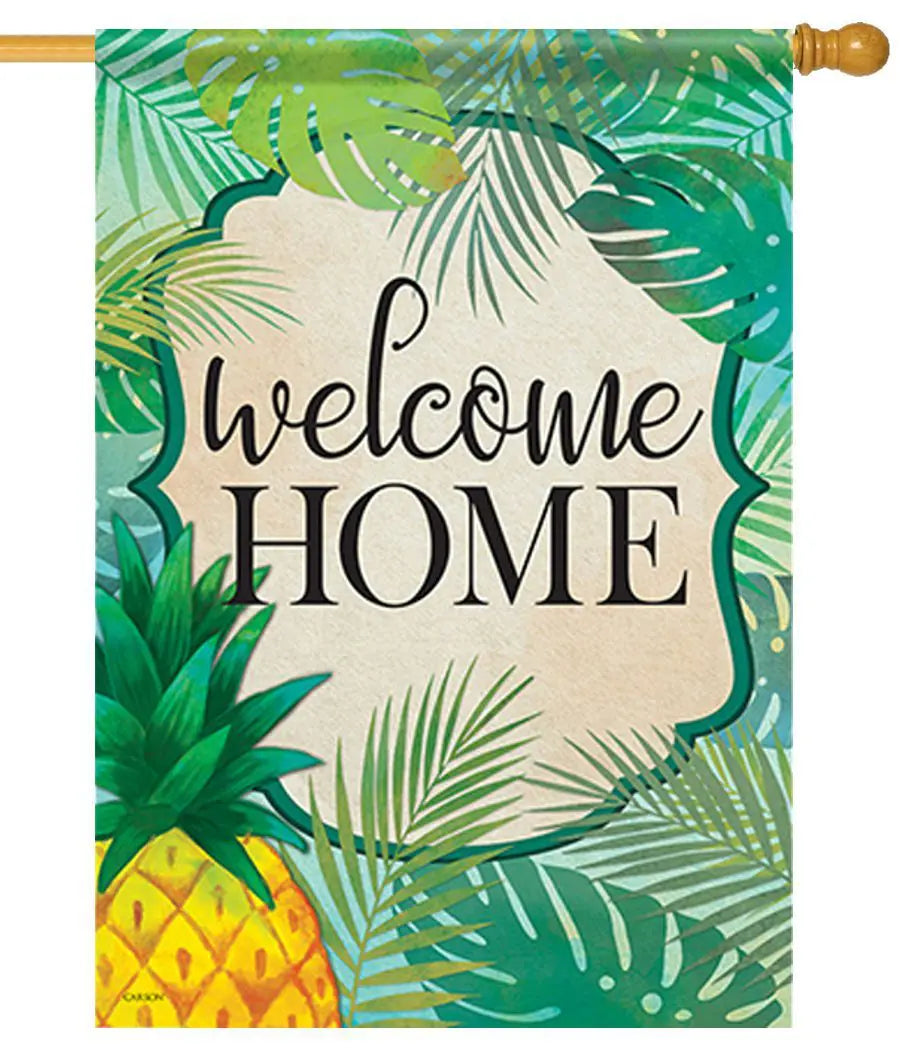 Palms and Pineapple House Flag