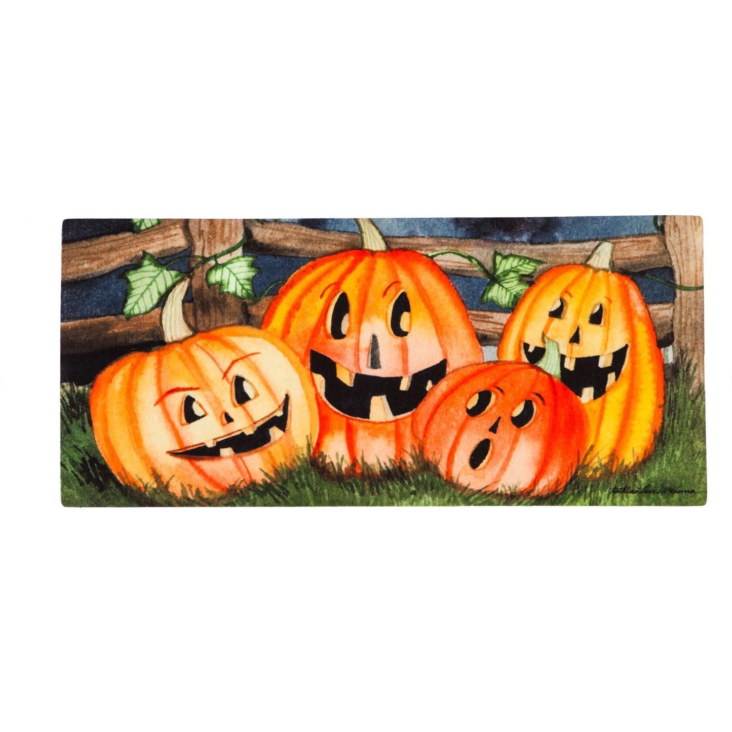 Haunting Halloween Night Sassafras Changeable Mat