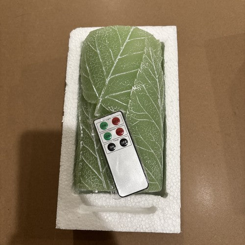 Green Leaf Fountain Candle