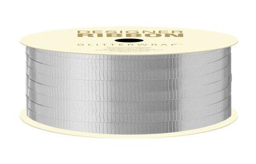 Silver Matte Curling Ribbon