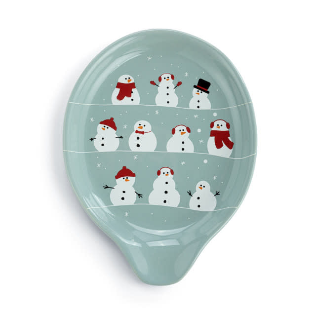 Snowmen and Mittens Spoon Rest